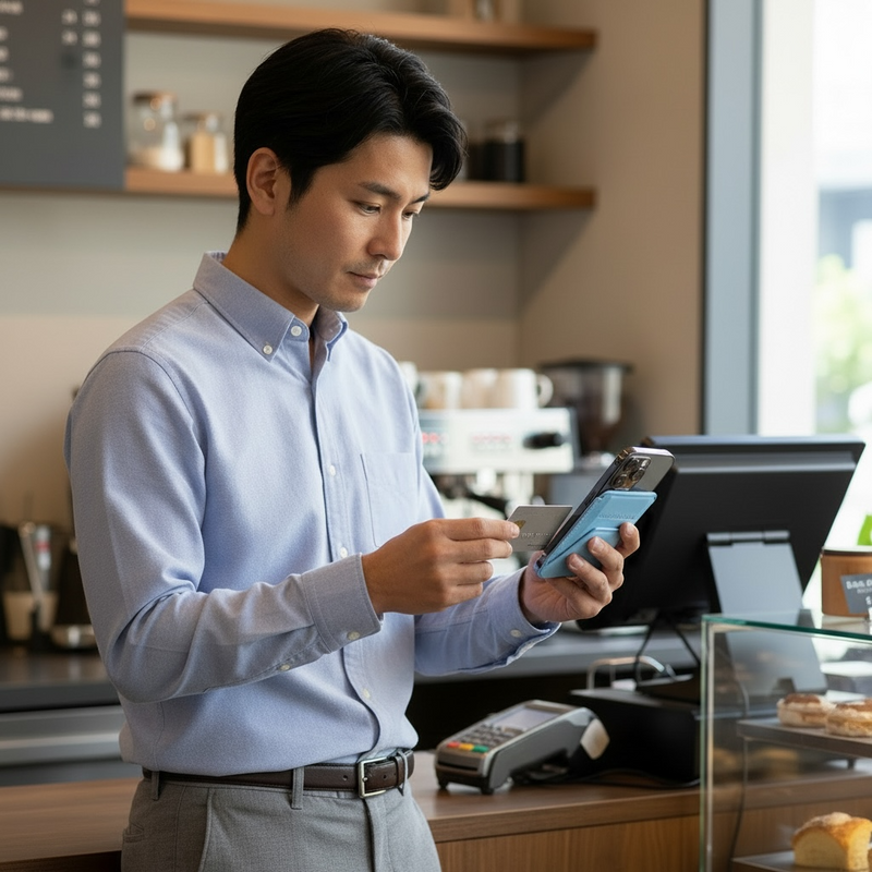 MagSafe対応スマートフォンカードスタンド（iPhone 14以降モデル）