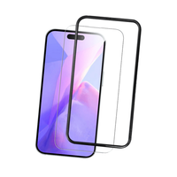 保護ガラスフィルム 高透明 iPhone16