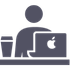 オフィスで充電