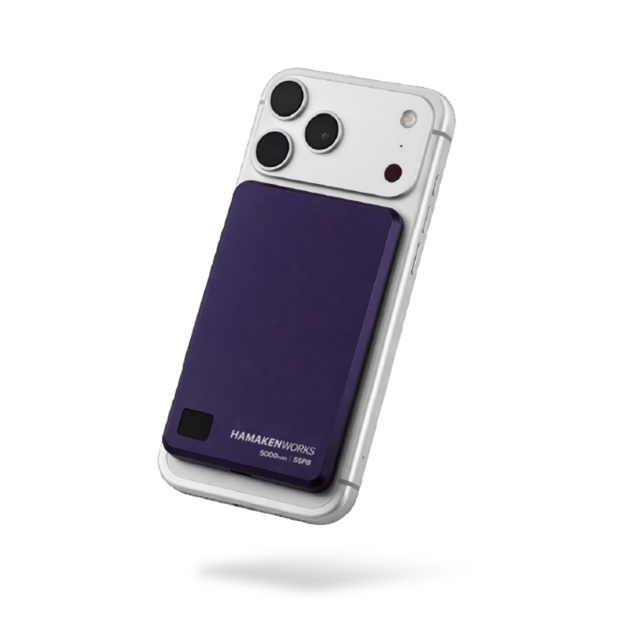 SSPB Magsafe(準固体電池モバイルバッテリー) 5,000mAh  ブラック