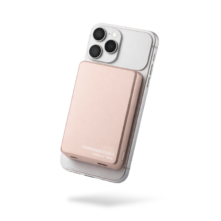 SSPB Magsafe(準固体電池モバイルバッテリー) 10,000mAh  ピンク
