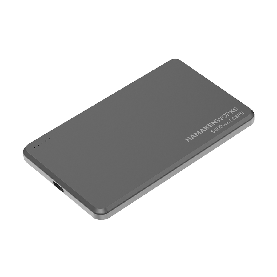 SSPB(準固体電池モバイルバッテリー) 5,000mAh  ブラック