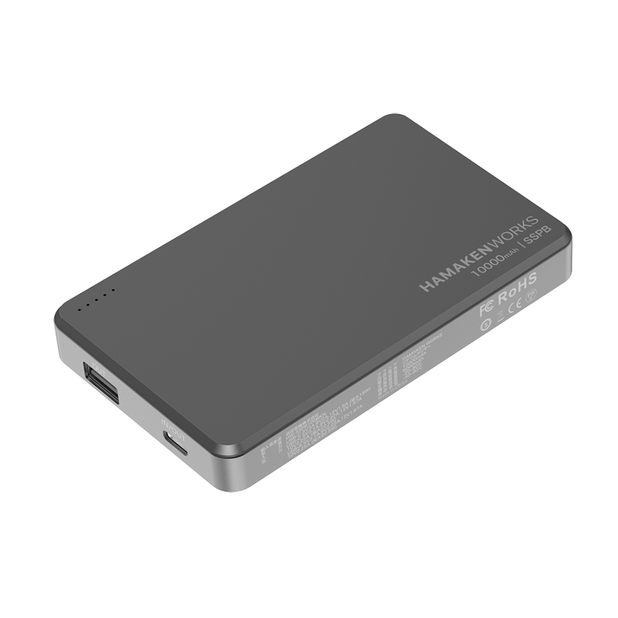 SSPB(準固体電池モバイルバッテリー) 10,000mAh  ブラック